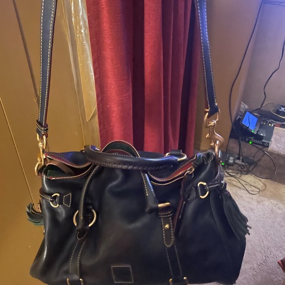 Dooney & Bourke Handbags - FLORENTINE Dooney & Bourke Navy Satchel